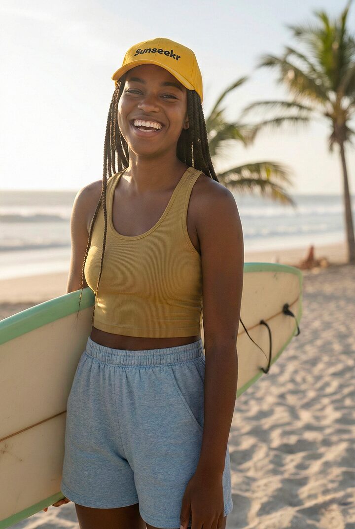Relaxing at the beach